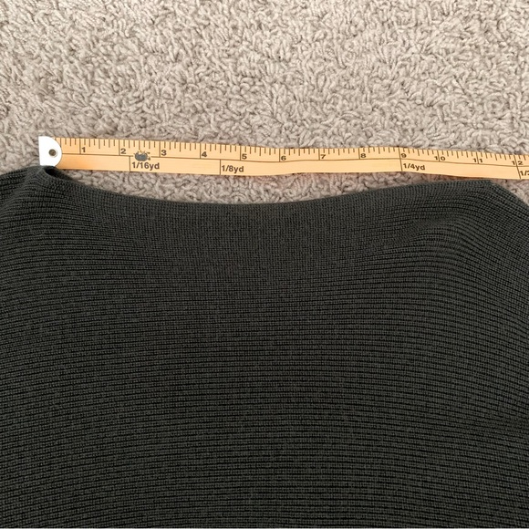 Lululemon Wool Be Cozy Poncho in Dark Olive One Size - Picture 6 of 6